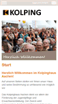 Mobile Screenshot of kolpinghaus-aachen.de